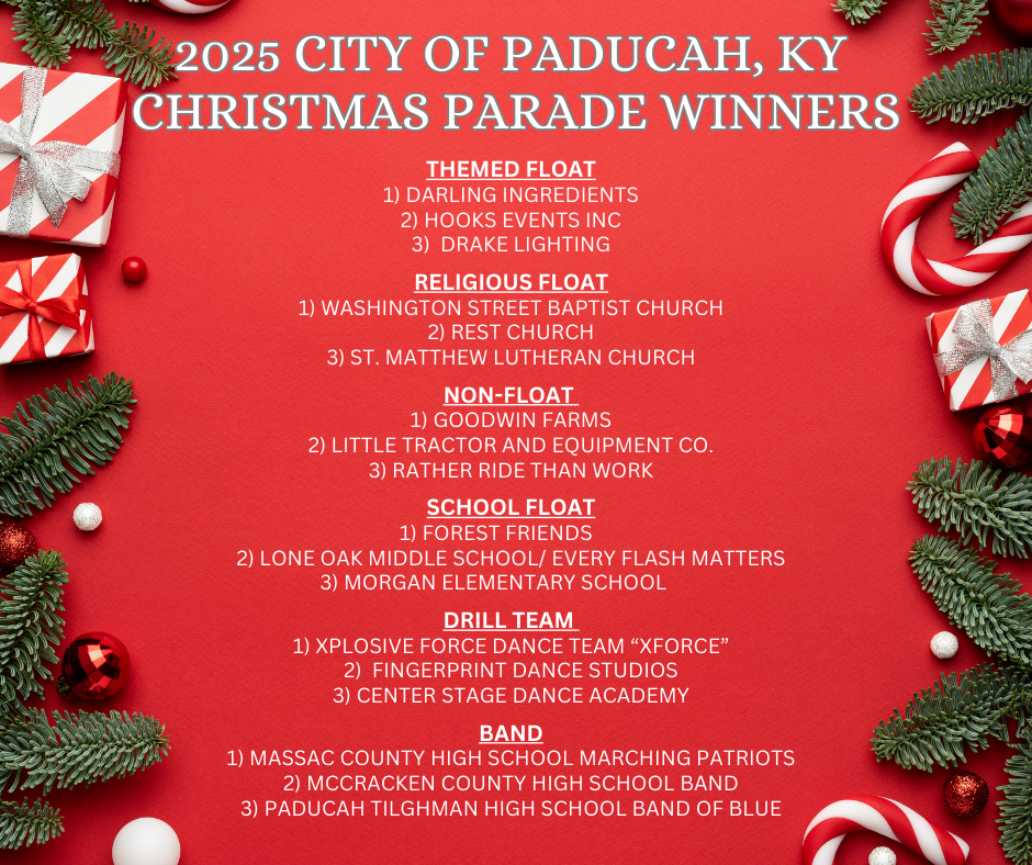 2025 Christmas Parade winners