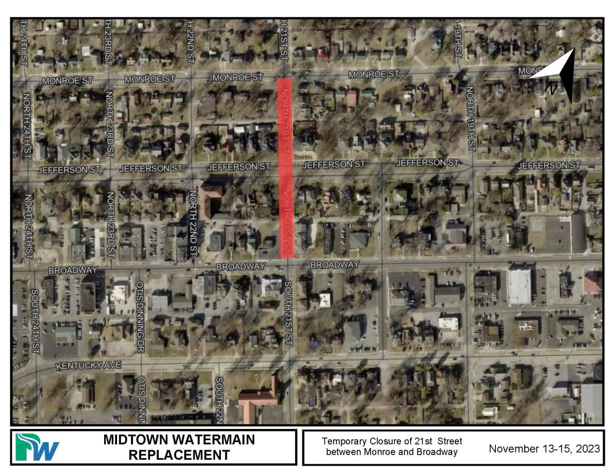 road closure map